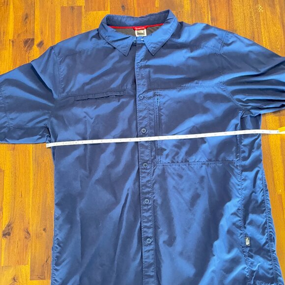 The North Face - lightweight button up - XL - Blue - Picture 1 of 3